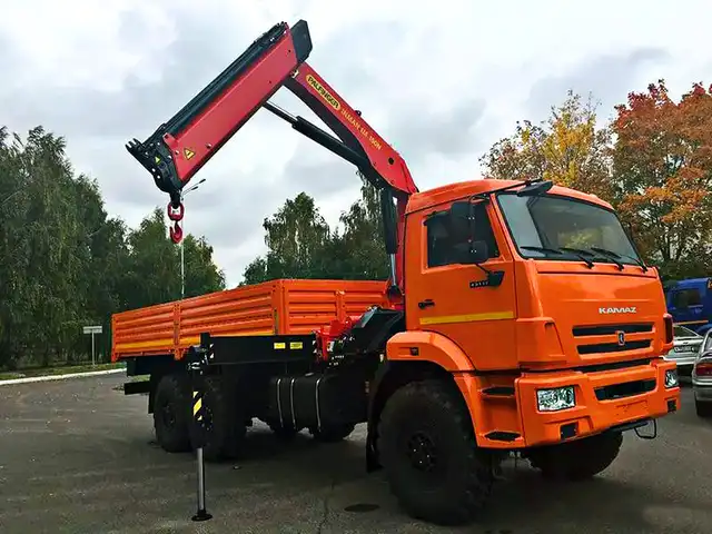 КАМАЗ 43118 бортовой с КМУ Palfinger Инман IM 150N