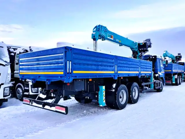 КАМАЗ 65117 бортовой с КМУ HKTC HLC-8016