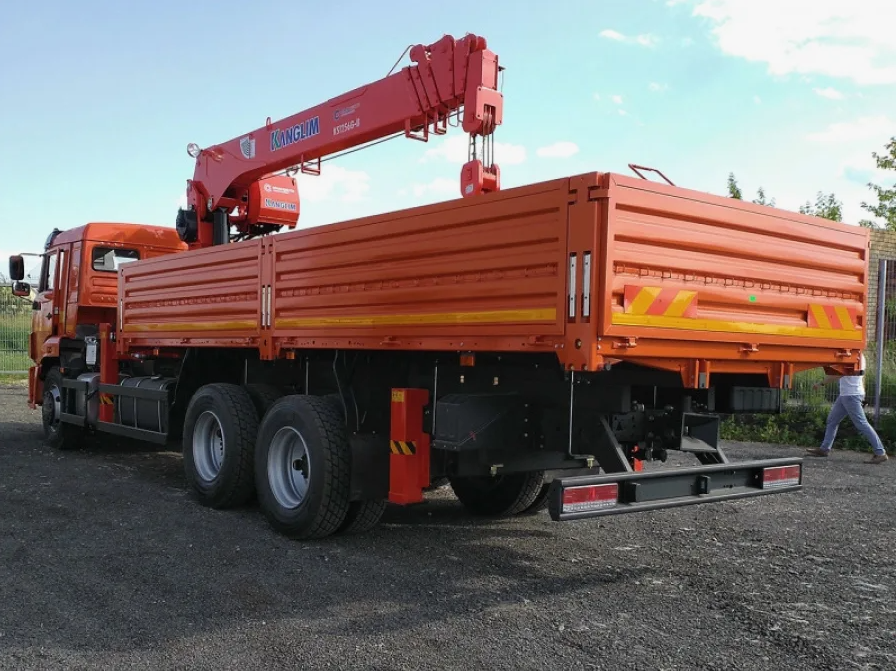 КАМАЗ 65115-48 с КМУ Kanglim KS 1256