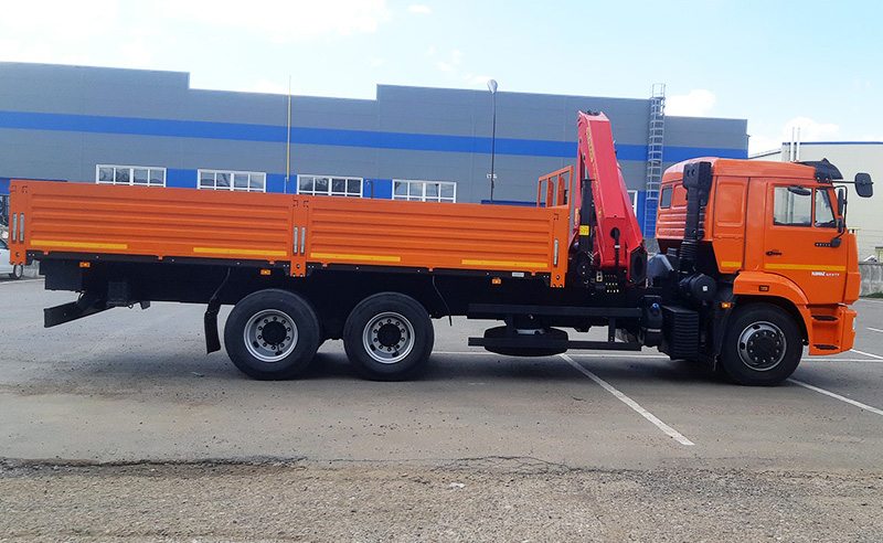 КАМАЗ 65115-48 с КМУ SUNHUNK K168