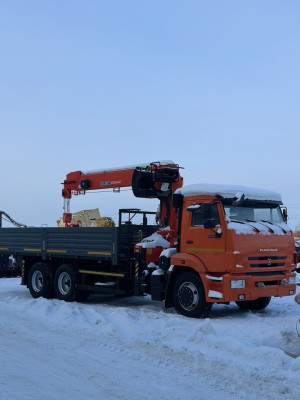 КАМАЗ 43118 с КМУ Kanglim KS1256G-II