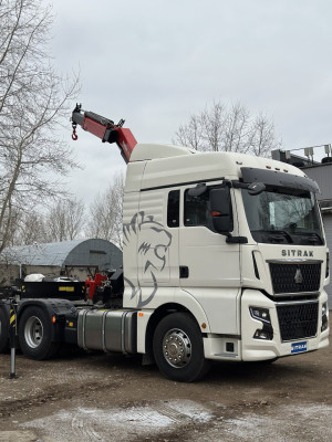 Тягач SITRAK C7H MAX 6x4 c КМУ ИМ 150