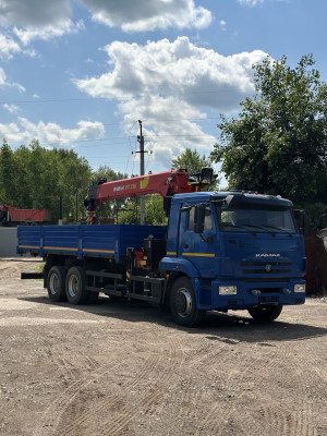 КАМАЗ 65117 с КМУ ИНМАН ИТ 150
