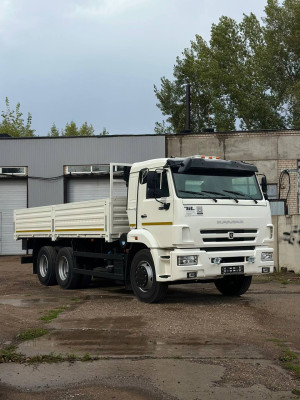 Бортовой автомобиль с тент-каркасом КАМАЗ 65117-6052-48